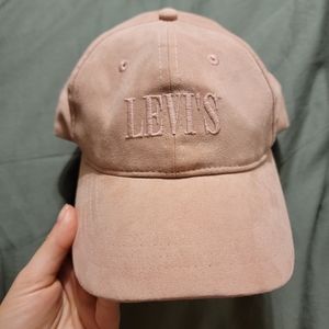 Levis Faux Suede Baseball Hat
